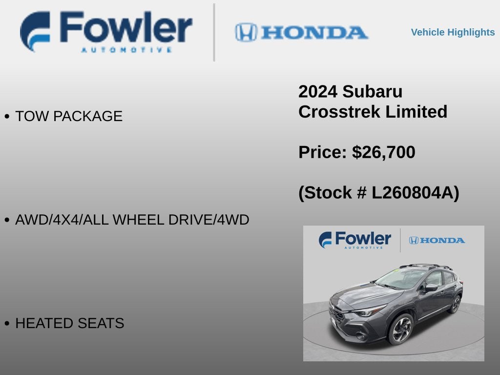 2024 Subaru Crosstrek Limited