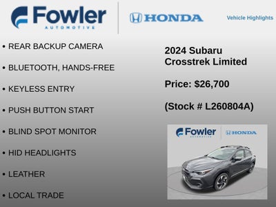 2024 Subaru Crosstrek Limited