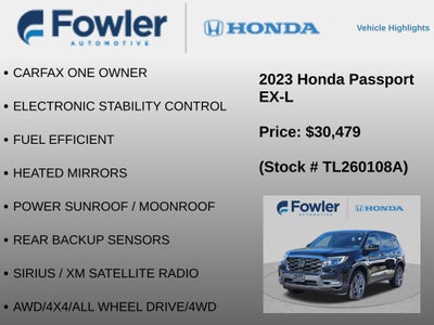 2023 Honda Passport EX-L