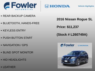 2016 Nissan Rogue SL