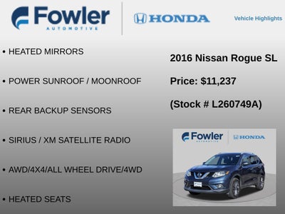 2016 Nissan Rogue SL