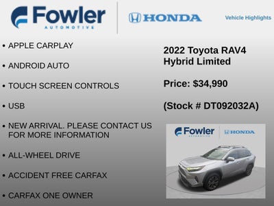 2022 Toyota RAV4 Hybrid Limited
