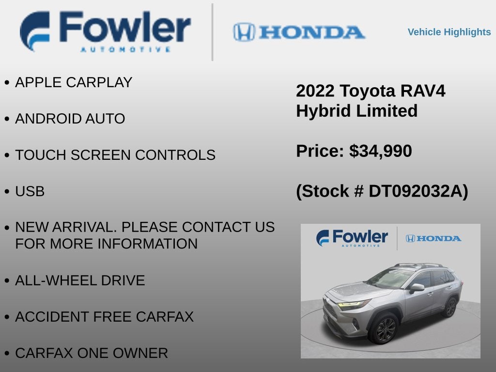 2022 Toyota RAV4 Hybrid Limited