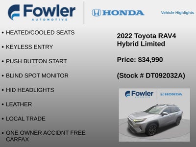 2022 Toyota RAV4 Hybrid Limited