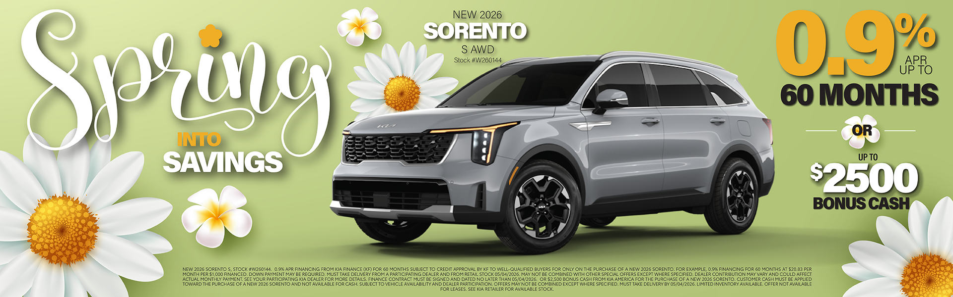 Kia Sorento Finance Offer