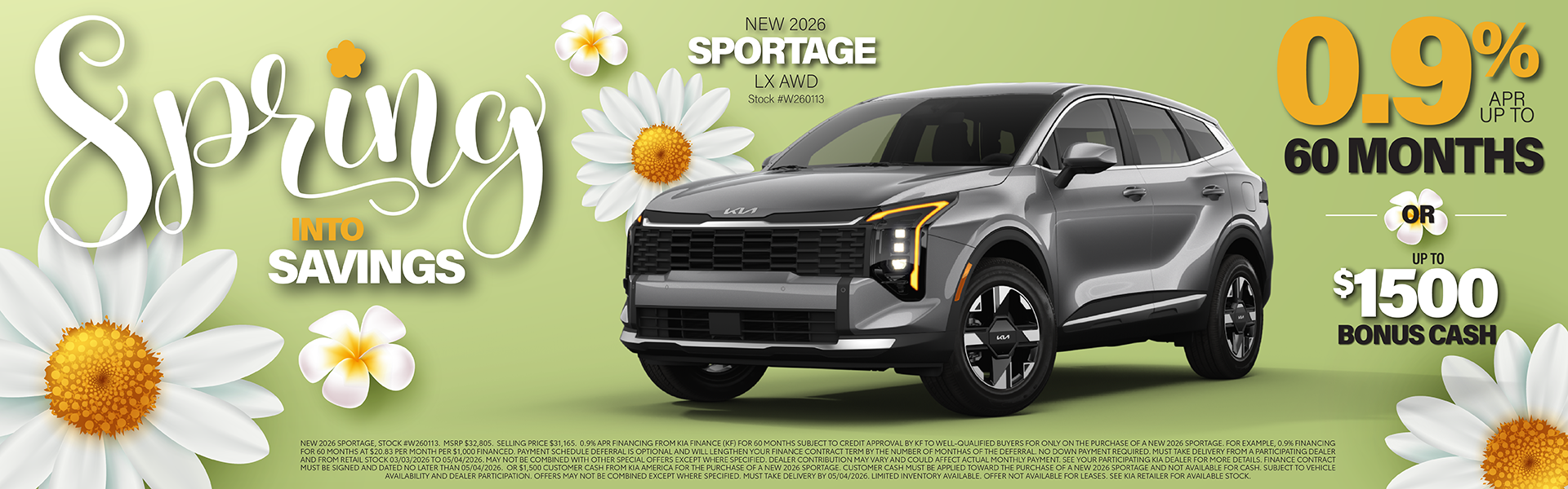 Kia Sportage Finance Offer