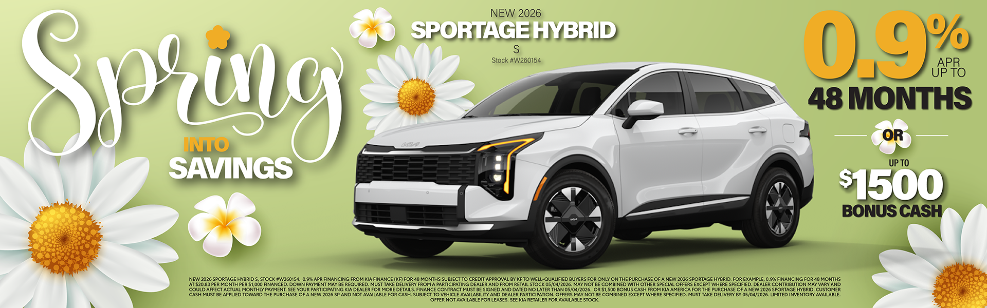 Kia Sportage Hybrid Finance Offer
