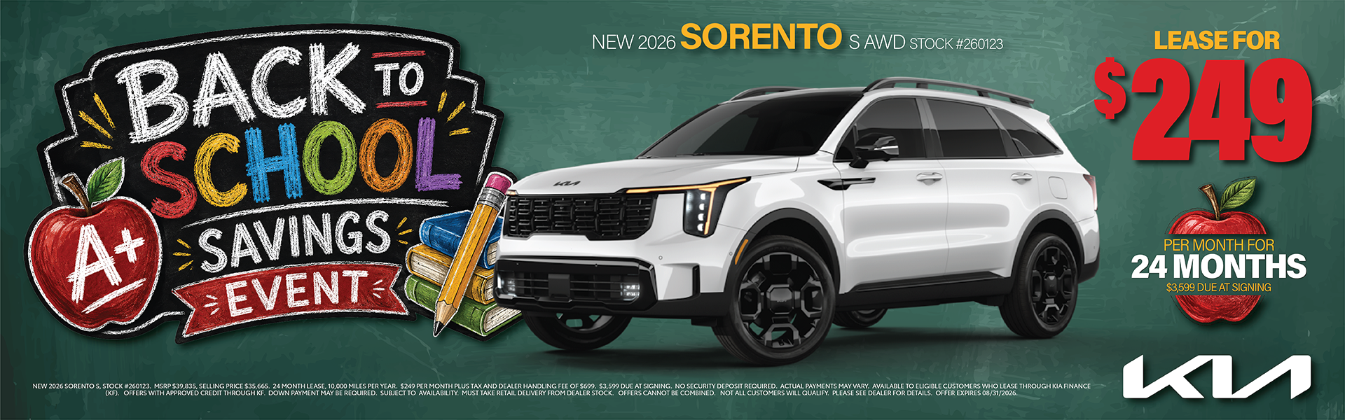 Sorento Lease Offer
