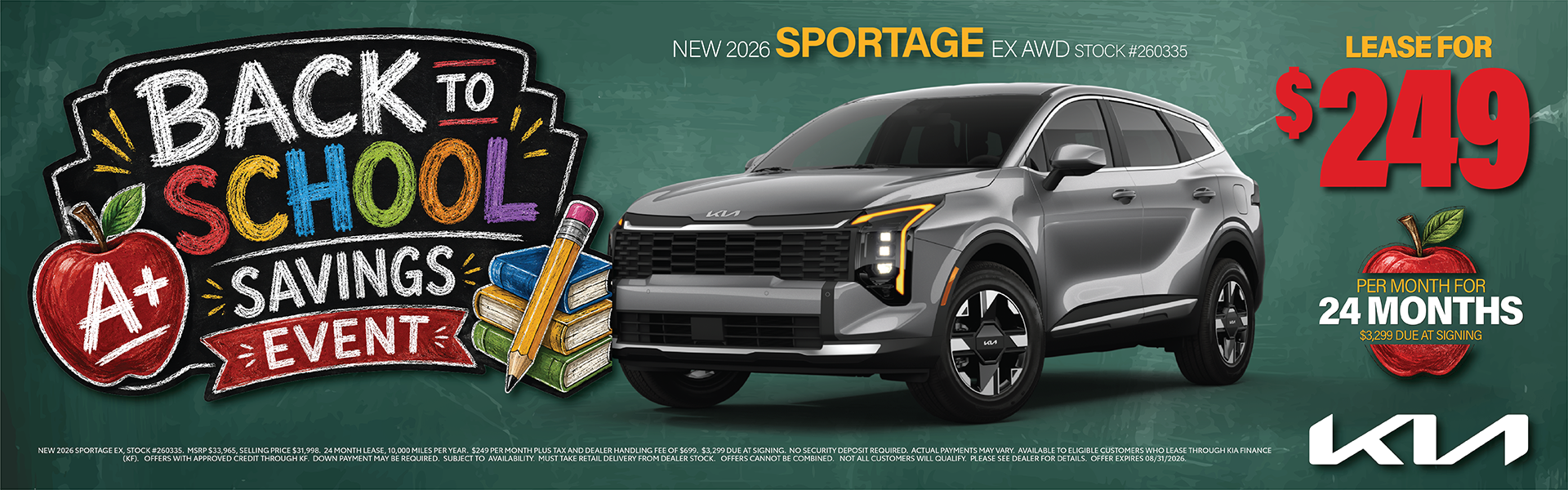 Sportage Lease Offer