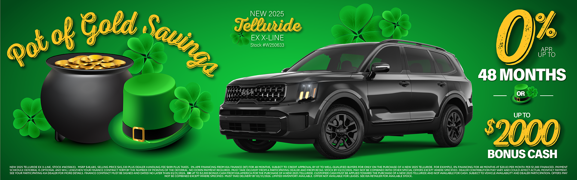 New 2025 Telluride Finance Offer
