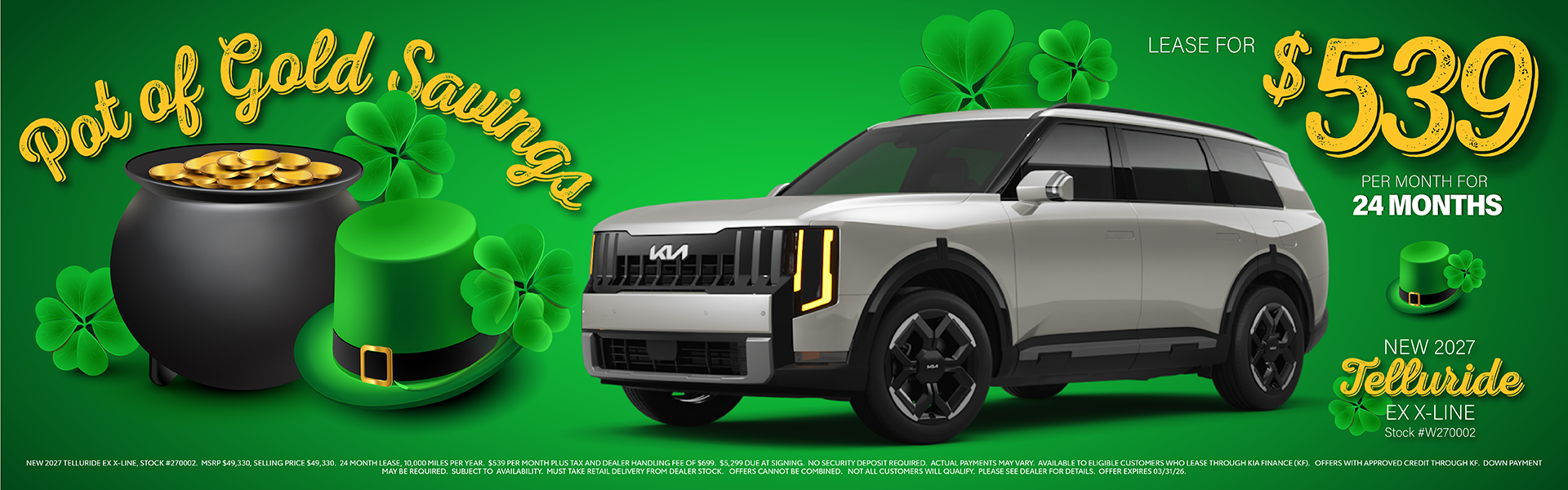 Kia Telluride Lease Offer