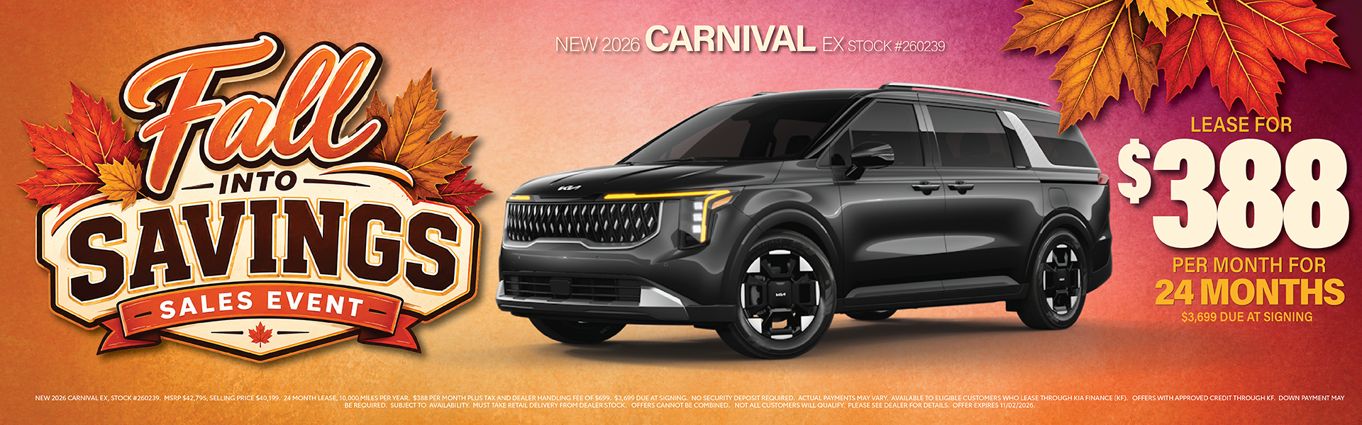 Carnival Lease Offer