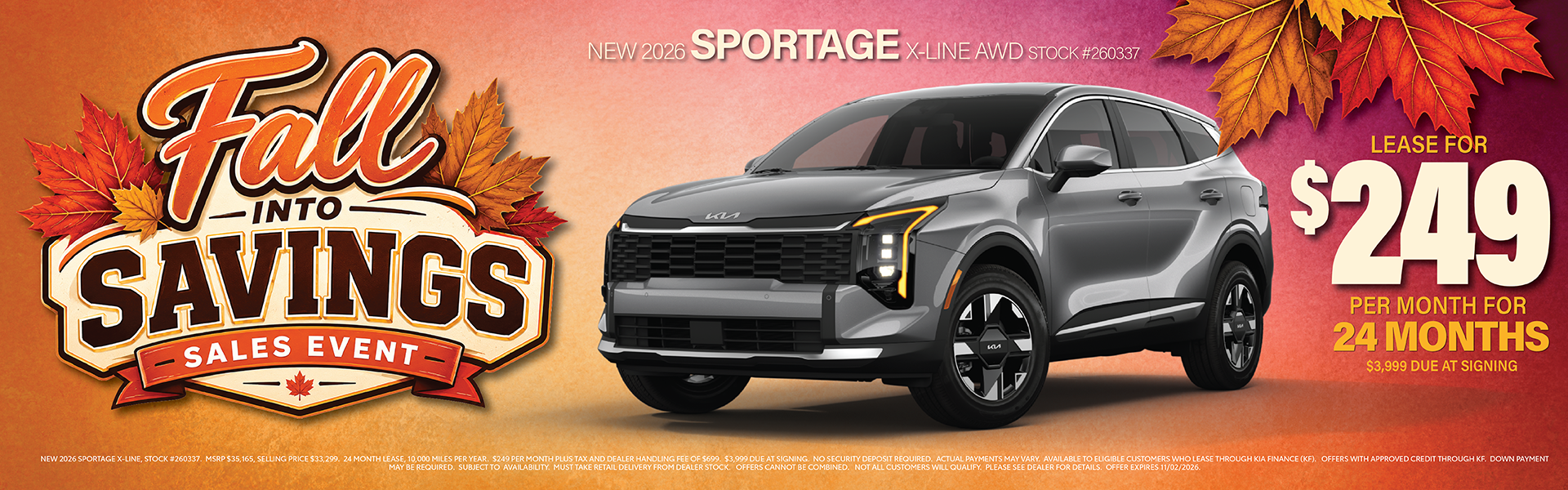Sportage Lease Offer