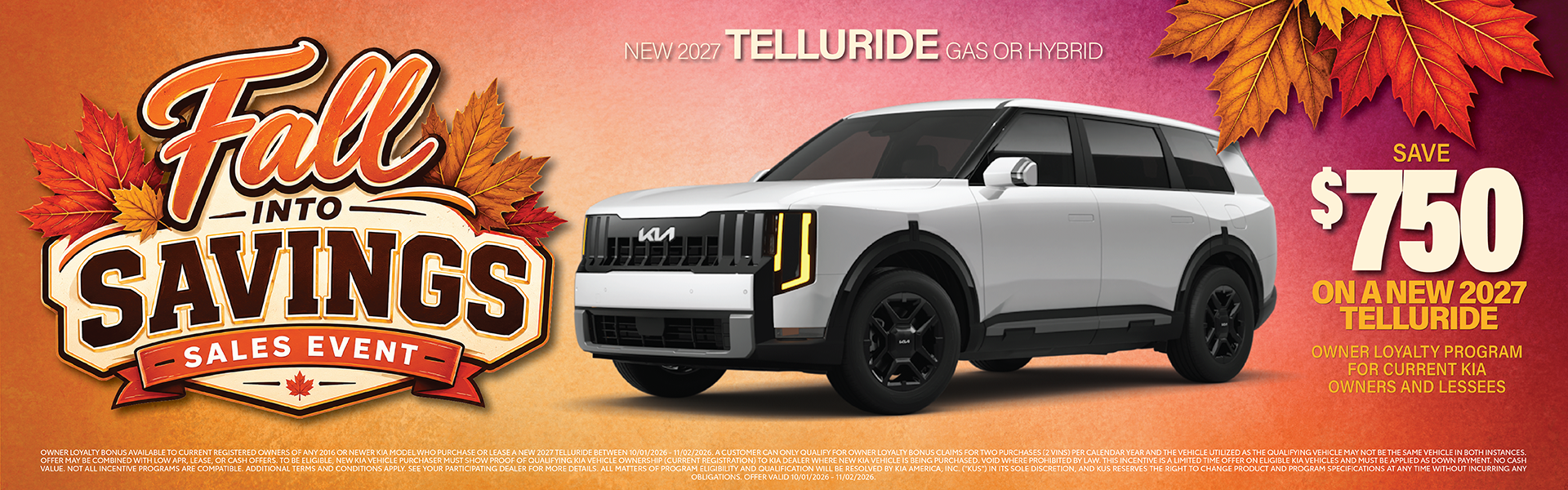 Telluride Loyalty Offer