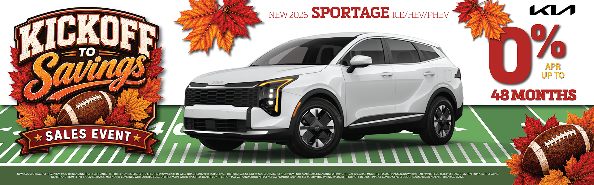 Sportage ICE/HEV/PHEV Finance Offer