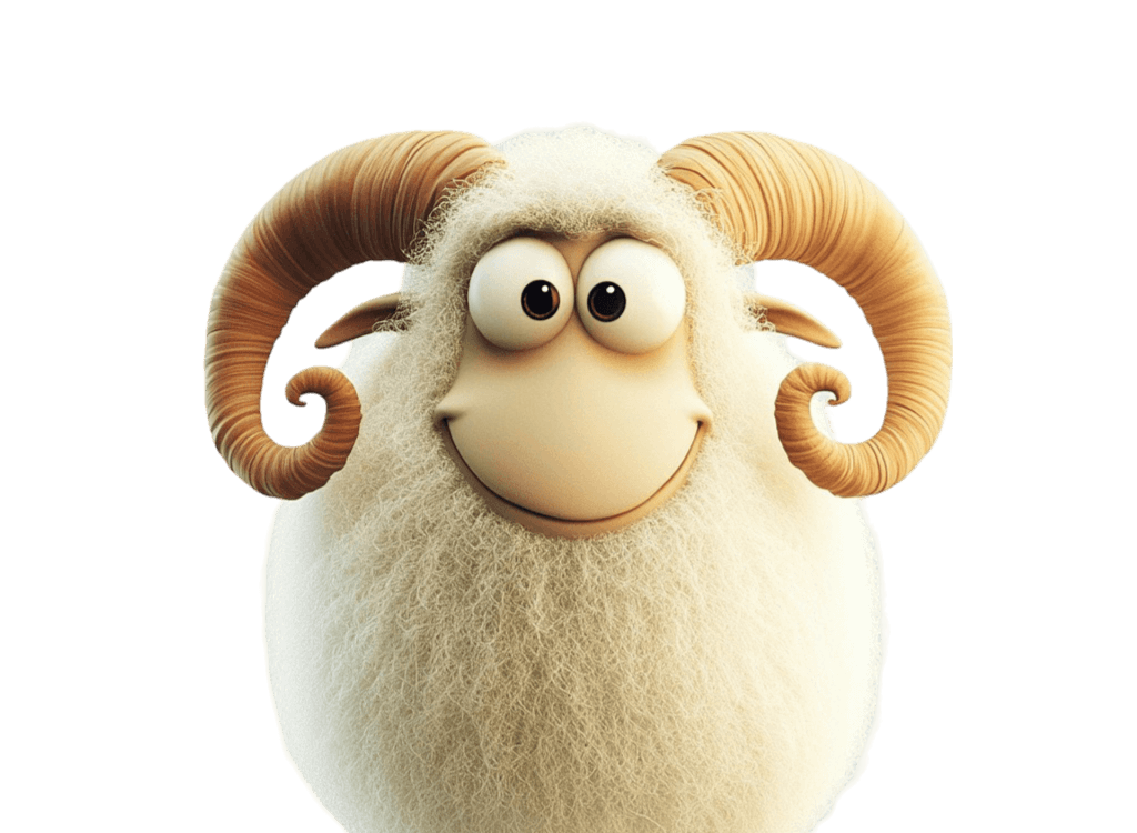 Sheep mascot